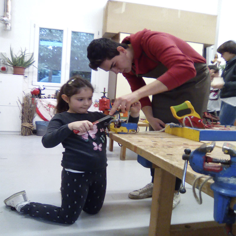 Woodwork Set, Gioco Creativo con Strumenti di Falegnameria per Bambini e  Bambine dai 5 Anni in Su